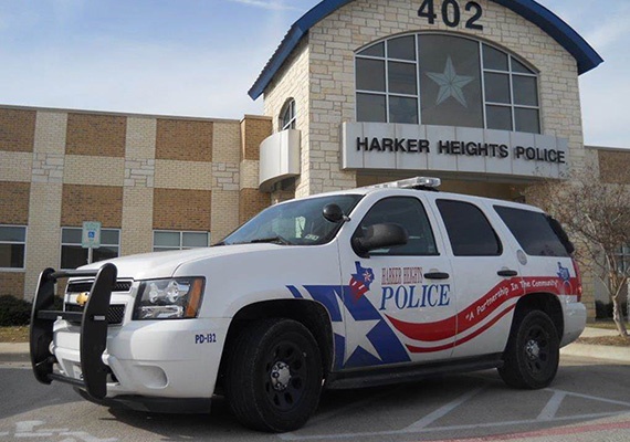 bell county crime stoppers harker heights police car